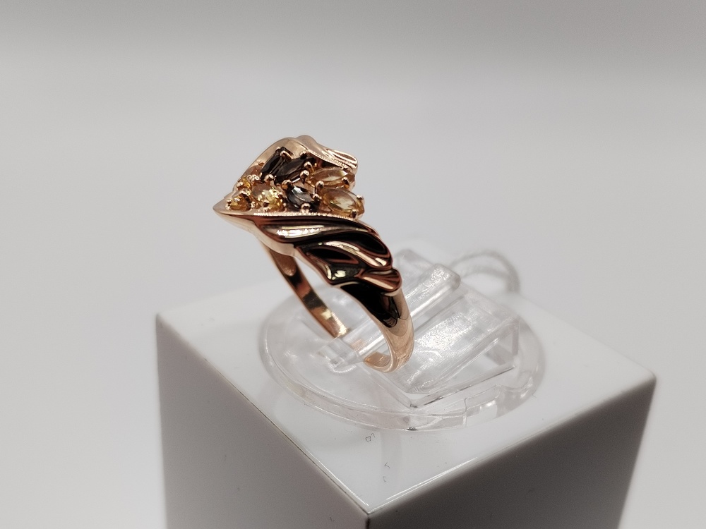 КОЛКМИ585 КОЛЬЦО С КАМНЯМИ (Au 585)