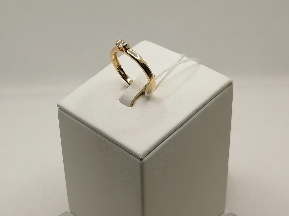 КОЛЬЦО БРИЛЛИАНТ Au 750