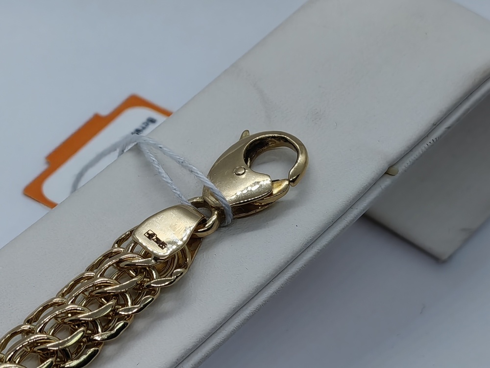 БЛ750 БРАСЛЕТ ПОЛНОВЕСНЫЙ Итальянка (Au 750)