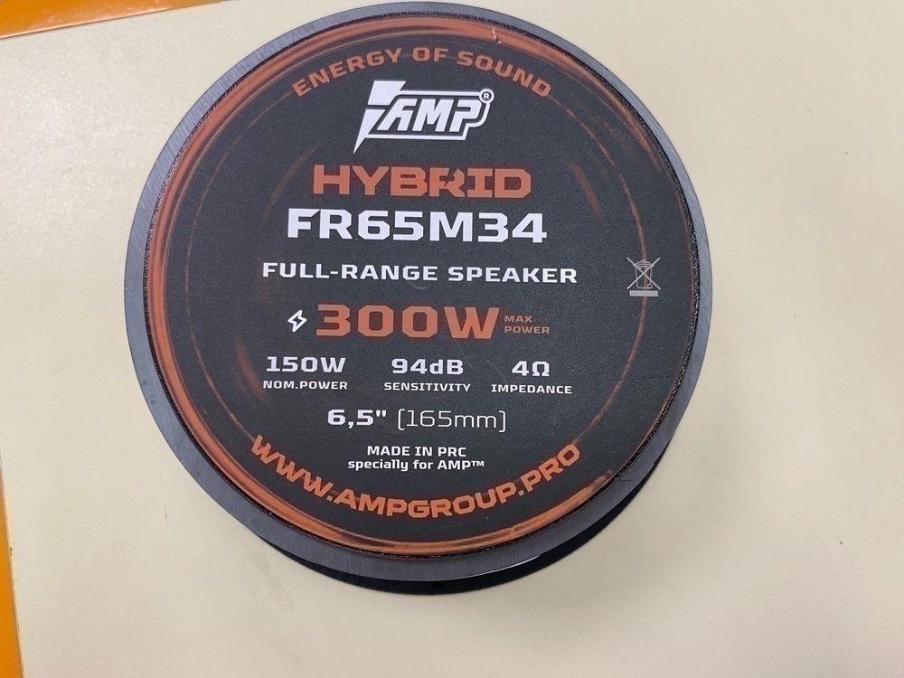 Автоакустика передняя AMP Hybrid FR65M34