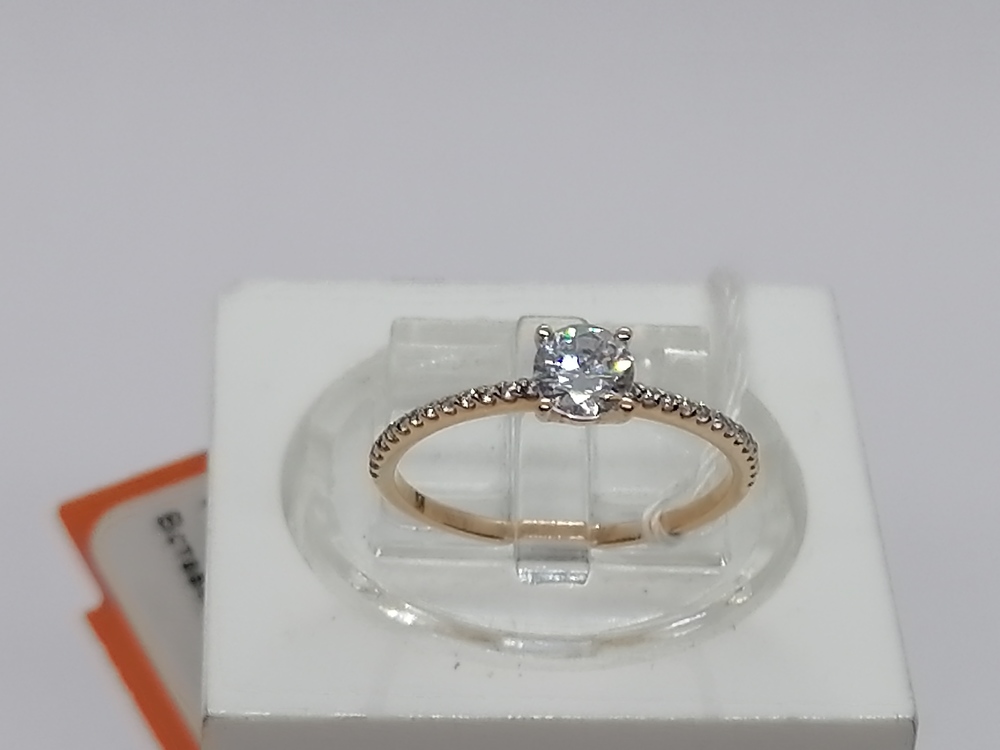 КОЛЬЦО С КАМНЯМИ (Au 585)