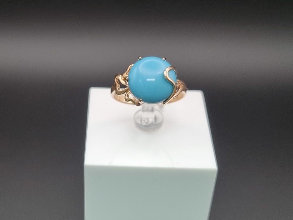 КОЛКМ585 КОЛЬЦО С КАМНЕМ (Au 585)