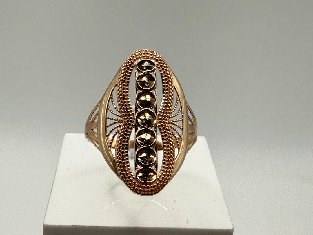 КОЛБКМ585 КОЛЬЦО БЕЗ КАМНЯ (Au 585)