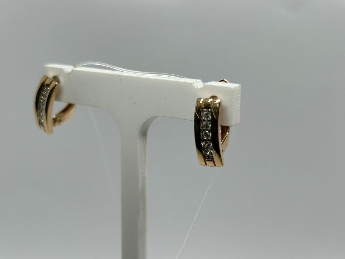 СЕРЬГИ С КАМНЯМИ (Au 585)