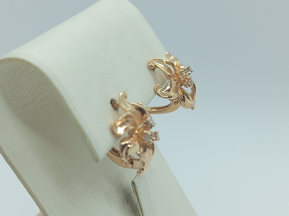 СЕРЬГИ БРИЛЛИАНТ (Au 585)