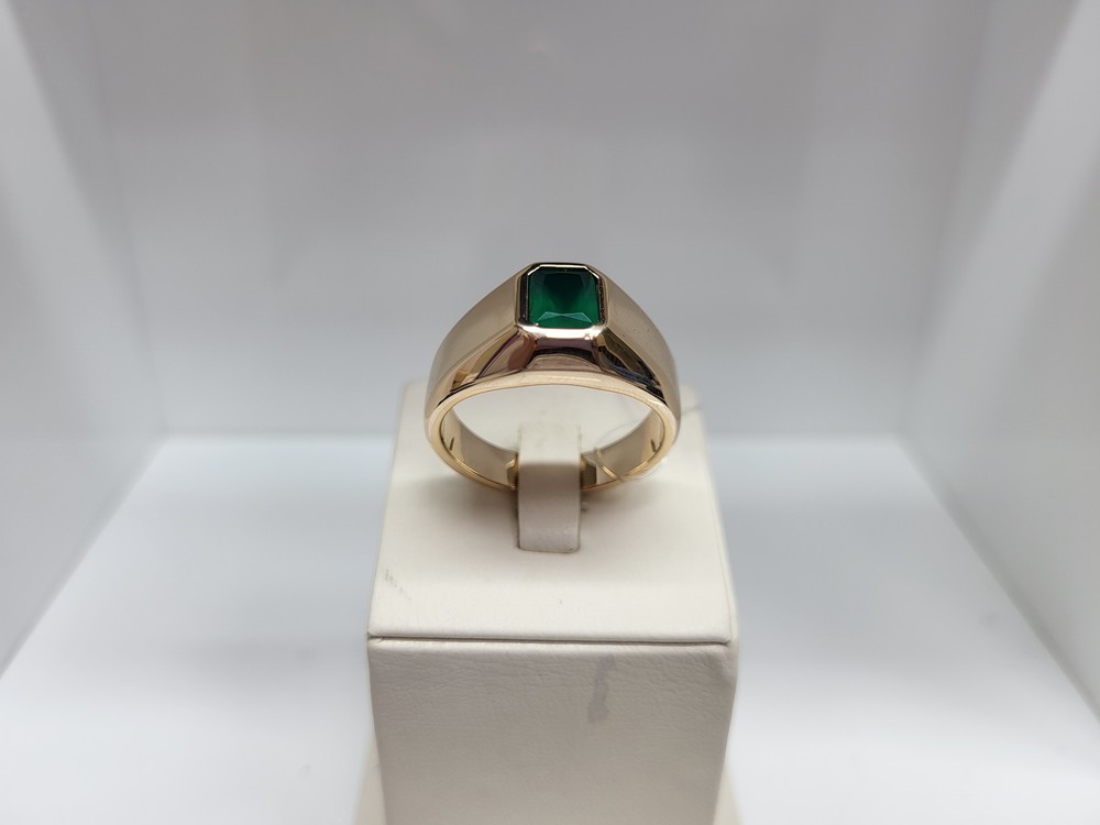 КОЛЬЦО ПЕЧАТКА с камнем (Au 585)