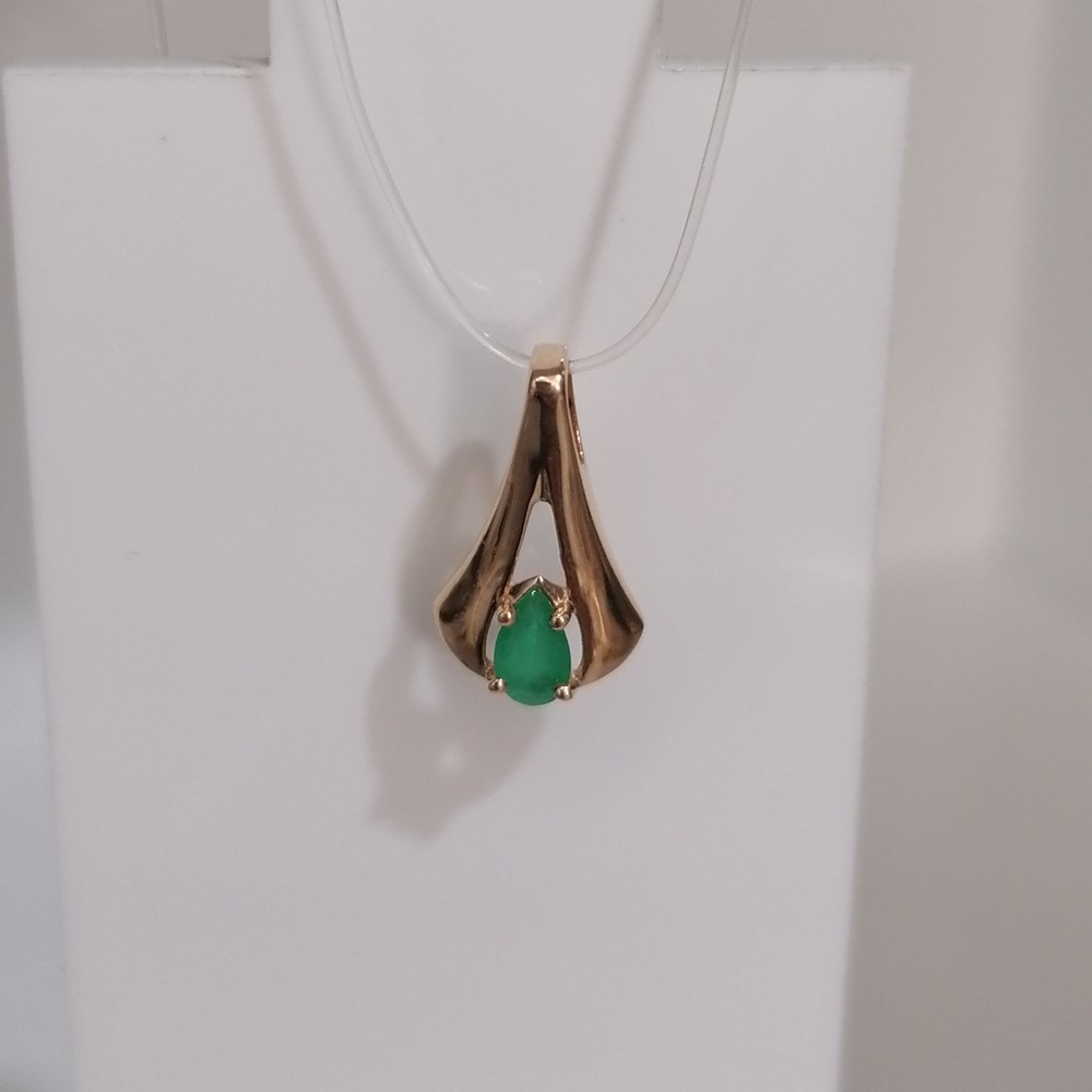 ПОДВЕСКА ИЗУМРУД (Au 585)