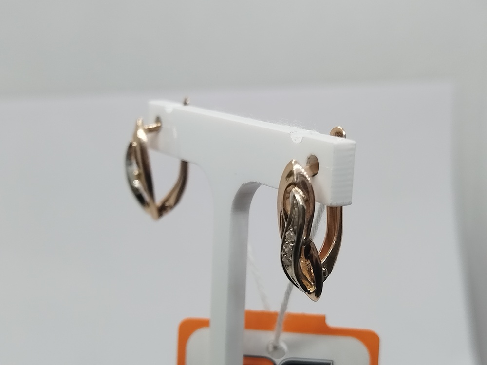 СЕРЬГИ С КАМНЯМИ (Au 585)