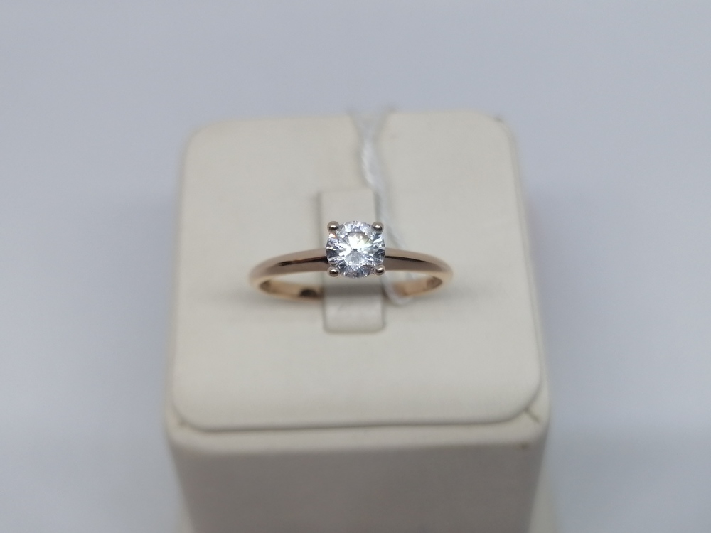 КОЛКМ585 КОЛЬЦО С КАМНЕМ (Au 585)