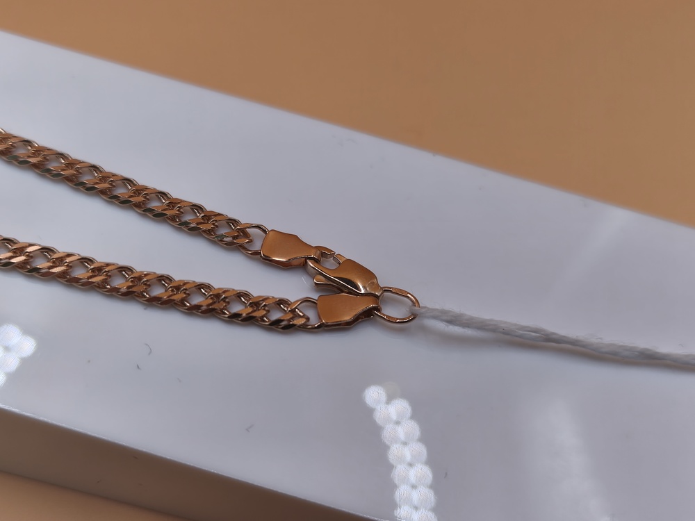 ЦЛР2585 ЦЕПЬ ПОЛНОВЕСНАЯ Ромб двойной (Au 585)