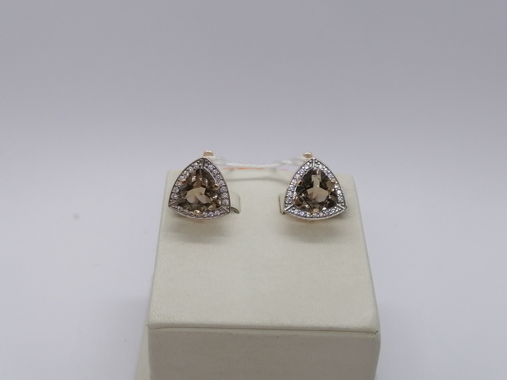 СЕРЬГИ С КАМНЯМИ (Au 585)