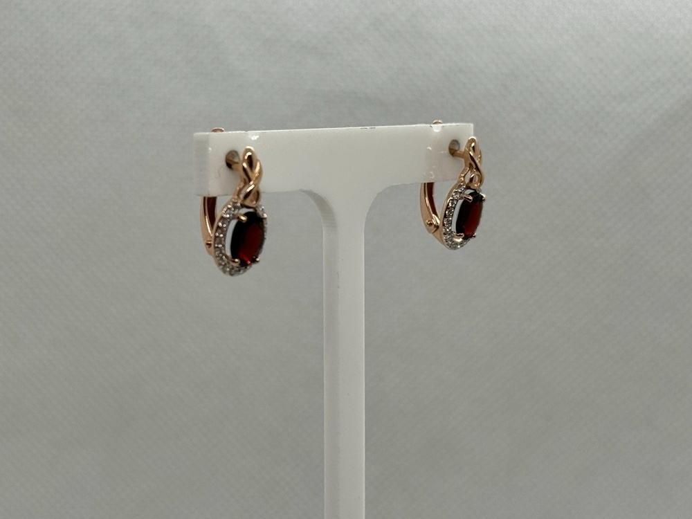 СЕРЬГИ С КАМНЯМИ (Au 585)