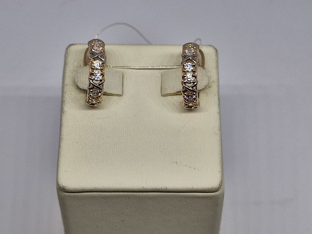 СЕРЬГИ С КАМНЯМИ (Au 585)