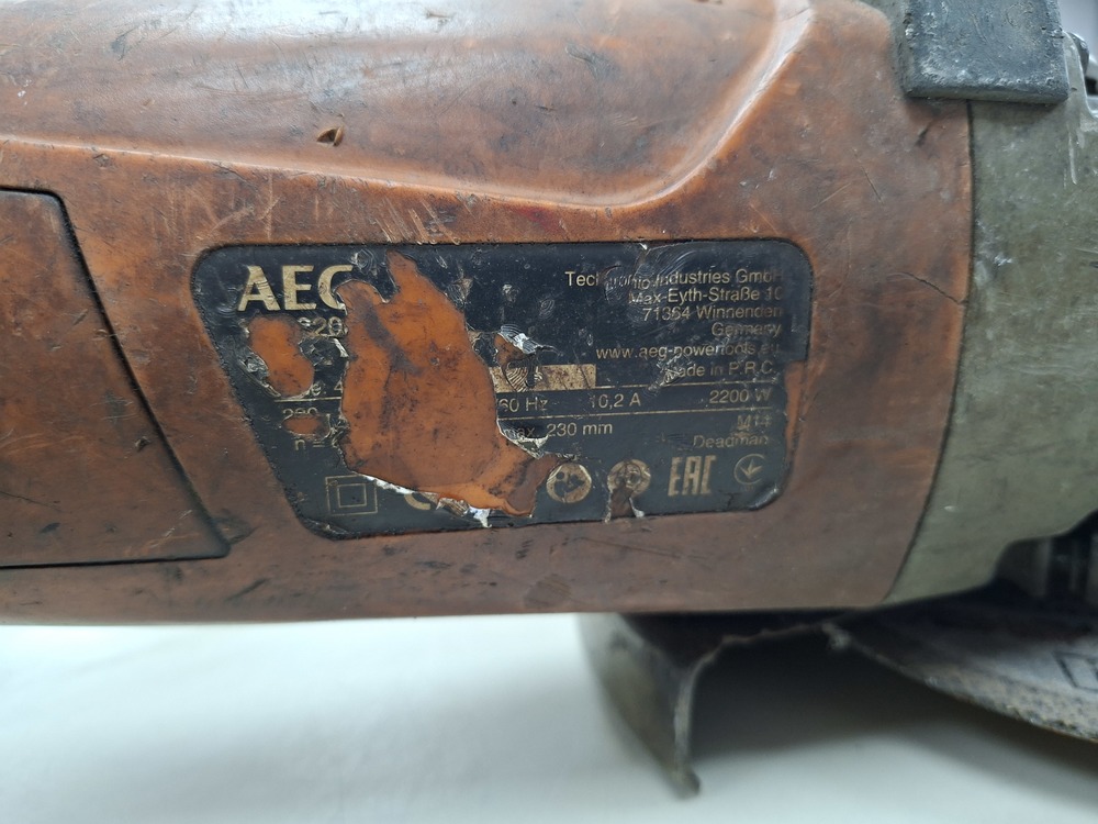 Угловая шлифмашина AEG WS 2200-230 DMS