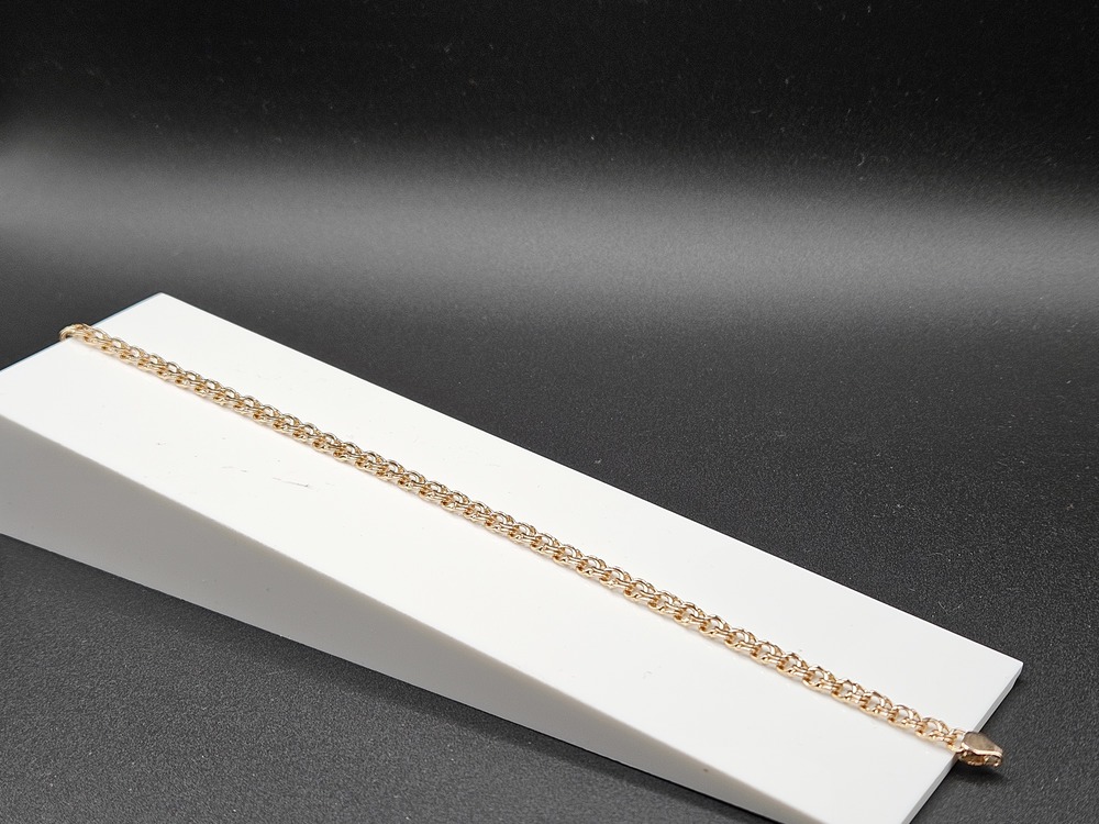 БЛБ585 БРАСЛЕТ ПОЛНОВЕСНЫЙ Бисмарк (Au 585)