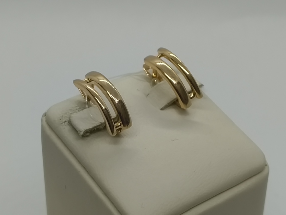 СЕРЬГИ БЕЗ КАМНЯ (Au 585)