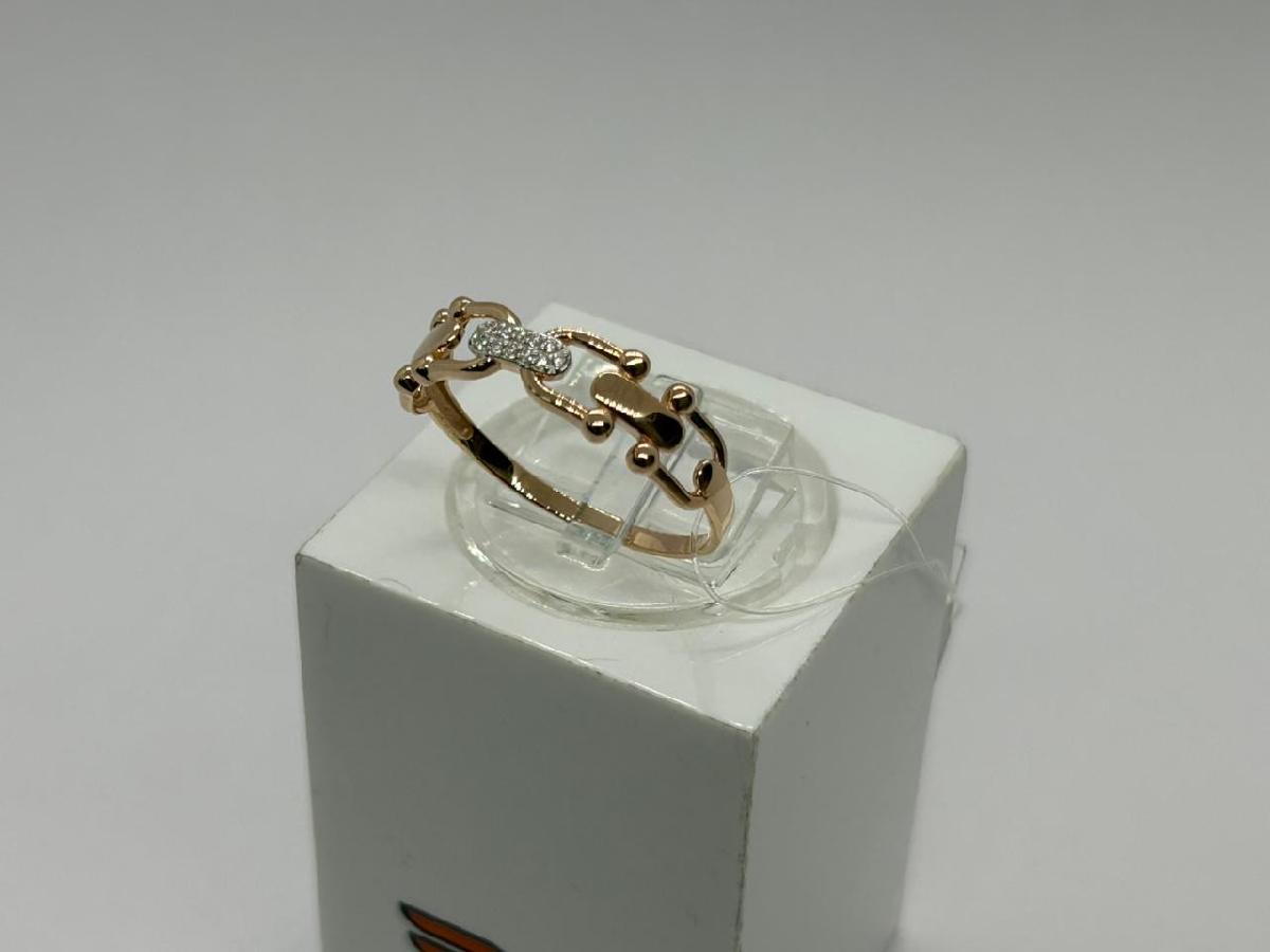 КОЛЬЦО С КАМНЯМИ (Au 585)