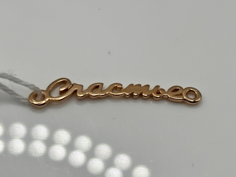 ПОДВЕСКА БЕЗ КАМНЯ Au 585