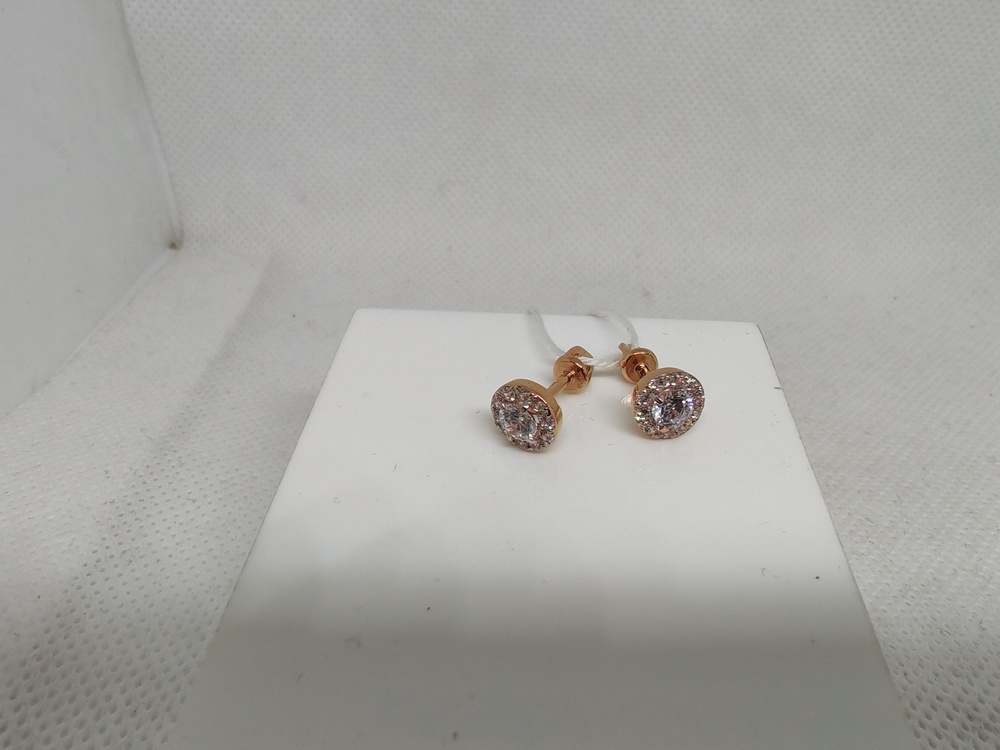 СПУС585 СЕРЬГИ ПУСЕТЫ (Au 585)