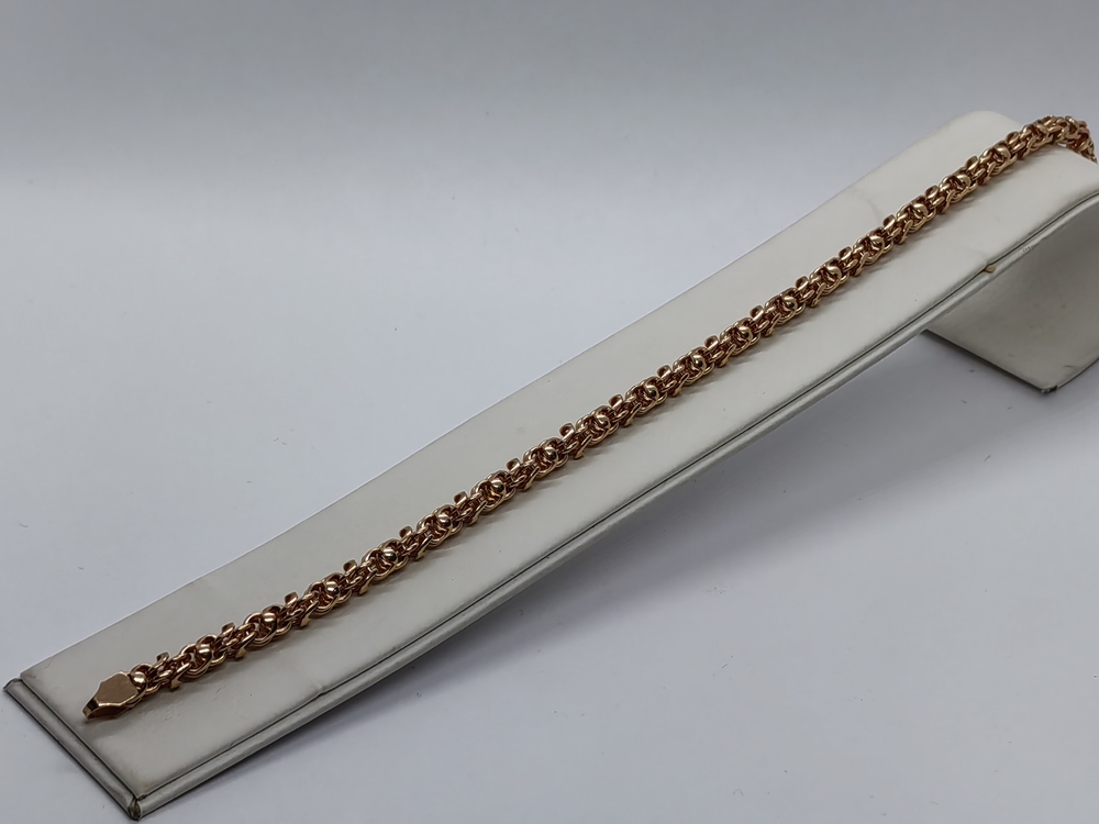 БРАСЛЕТ ПОЛНОВЕСНЫЙ Лисий хвост (Au 585)