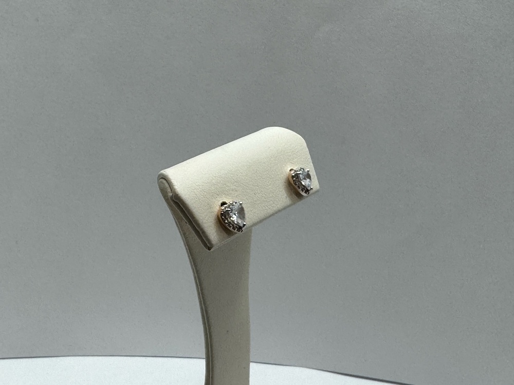 СЕРЬГИ ПУСЕТЫ с камнями (Au 585)