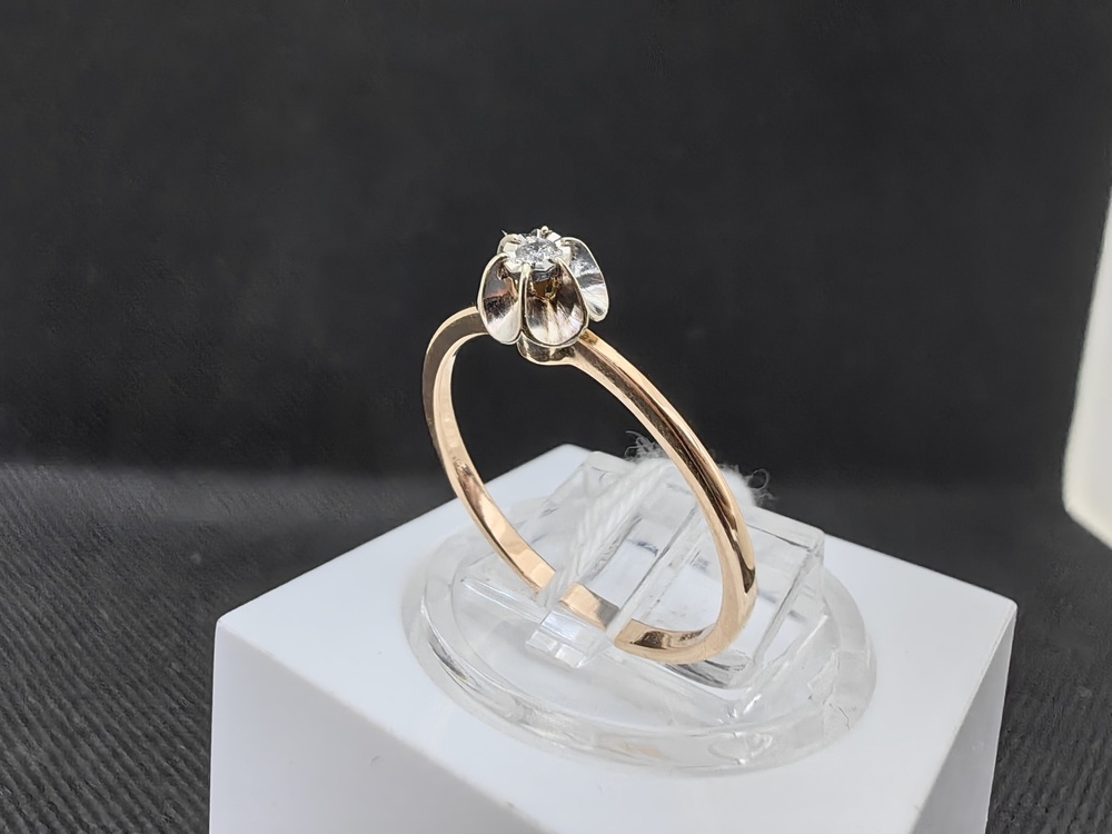 КОЛЬЦО БРИЛЛИАНТ Au 585