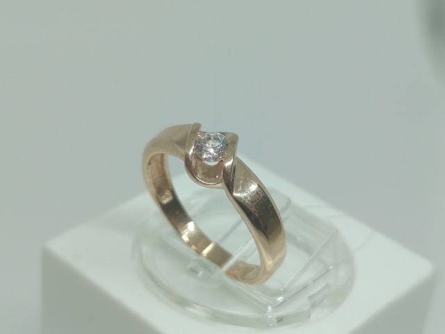 КОЛЬЦО С КАМНЕМ (Au 585)