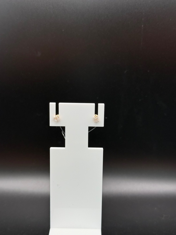 СЕРЬГИ ПУСЕТЫ с камнями (Au 585)