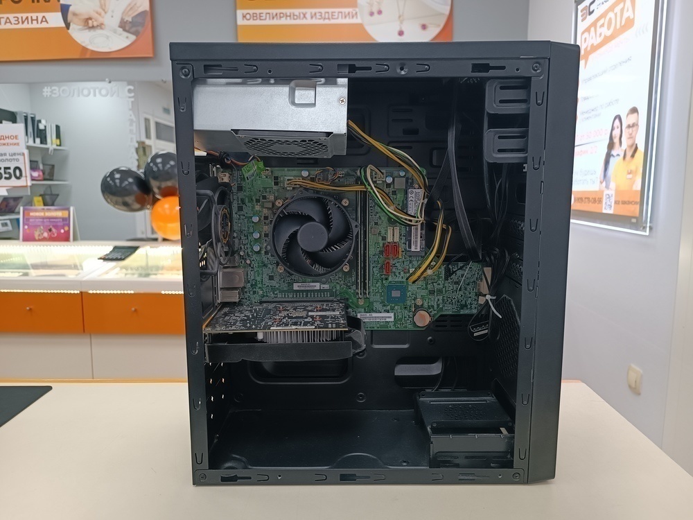 Системный блок Noname; Core i3-10100, GeForce GTX 1050 Ti, 32 Гб, 256 Гб, Нет