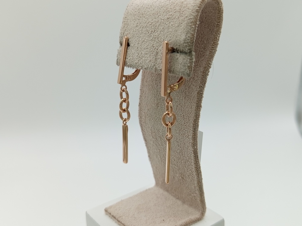 СЕРЬГИ БЕЗ КАМНЯ (Au 585)