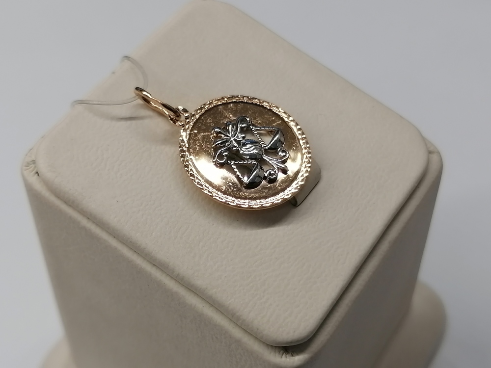 09-0878 ПОДВЕСКА ЗНАК ЗОДИАКА ВЕСЫ (Au 585)