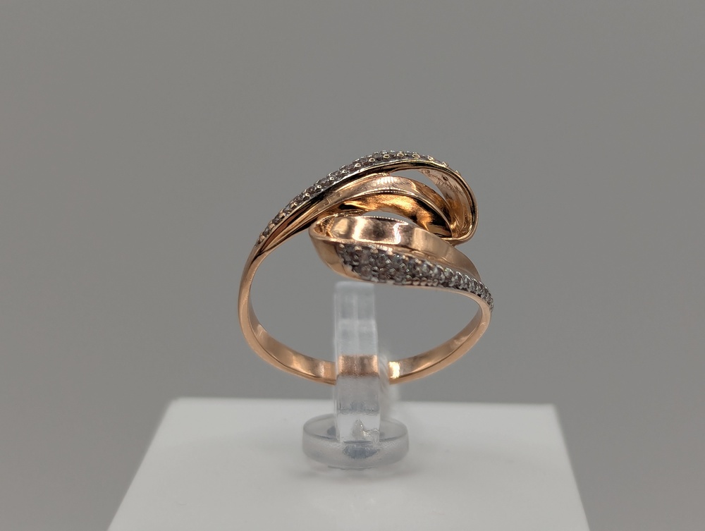 КОЛКМИ585 КОЛЬЦО С КАМНЯМИ (Au 585)