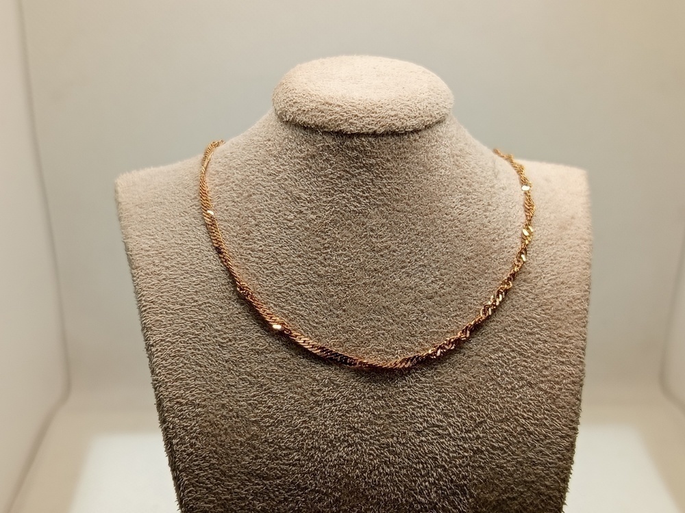 ЦЛСИ585 ЦЕПЬ ПОЛНОВЕСНАЯ Сингапур (Au 585)