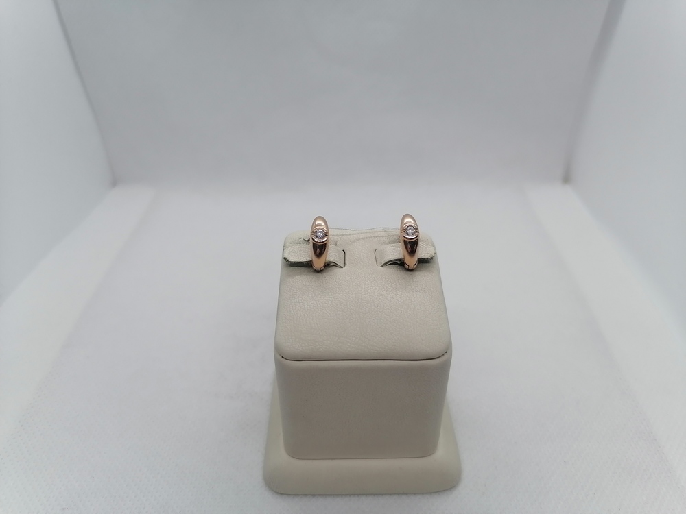 СЕРЬГИ С КАМНЕМ (Au 585)