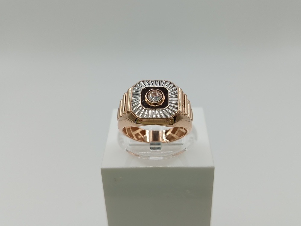 КОЛЬЦО ПЕЧАТКА с камнем (Au 585)