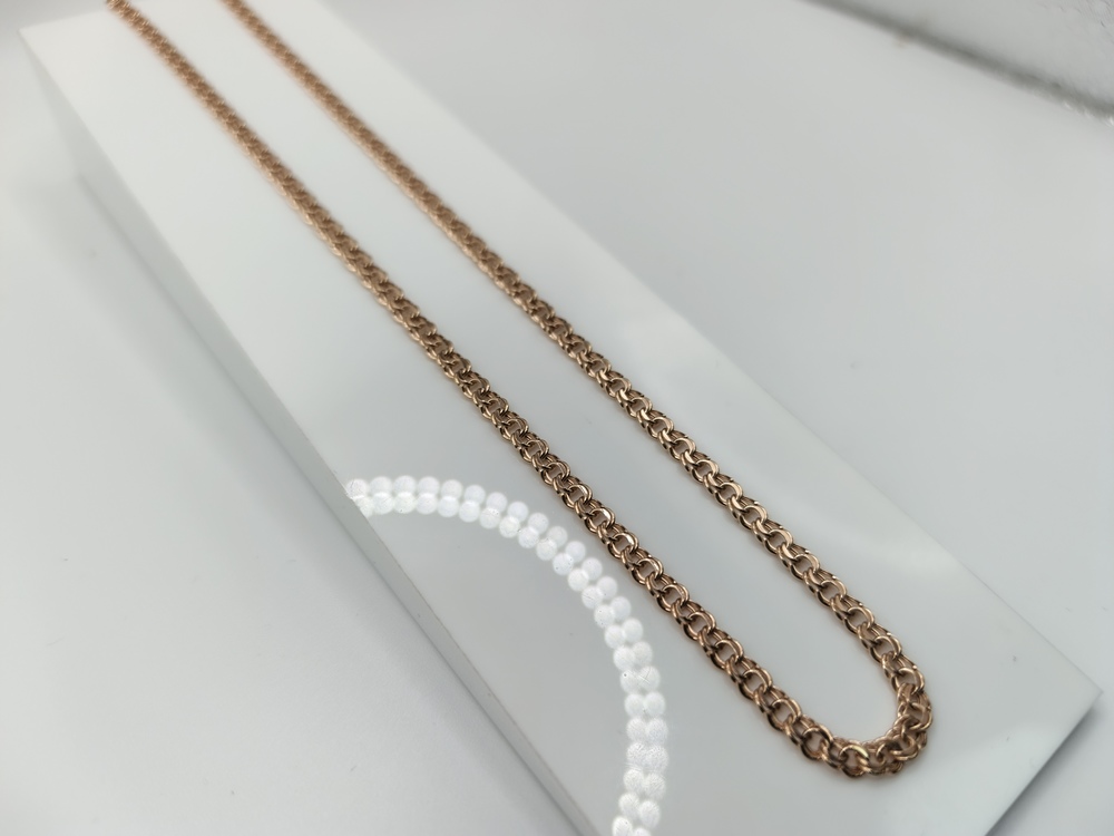 ЦЕПЬ ПУСТОТЕЛАЯ Бисмарк (Au 585)