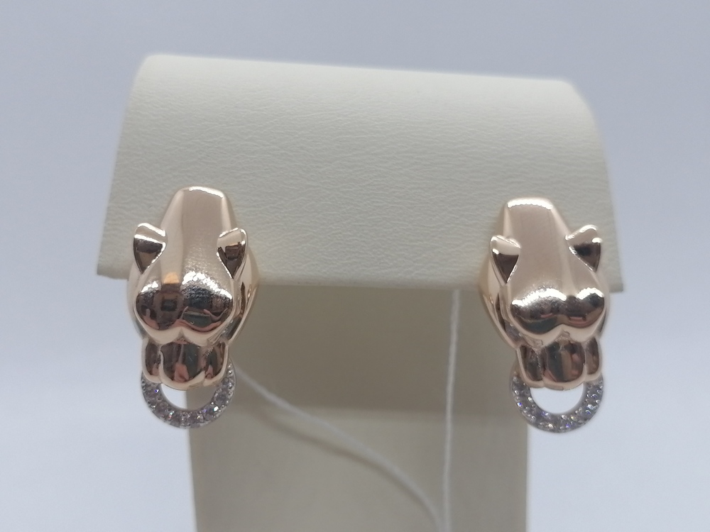 СЕРЬГИ С КАМНЯМИ (Au 585)