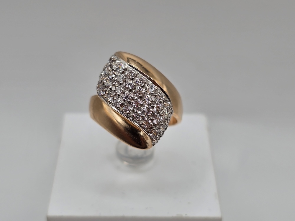 КОЛКМИ585 КОЛЬЦО С КАМНЯМИ (Au 585)