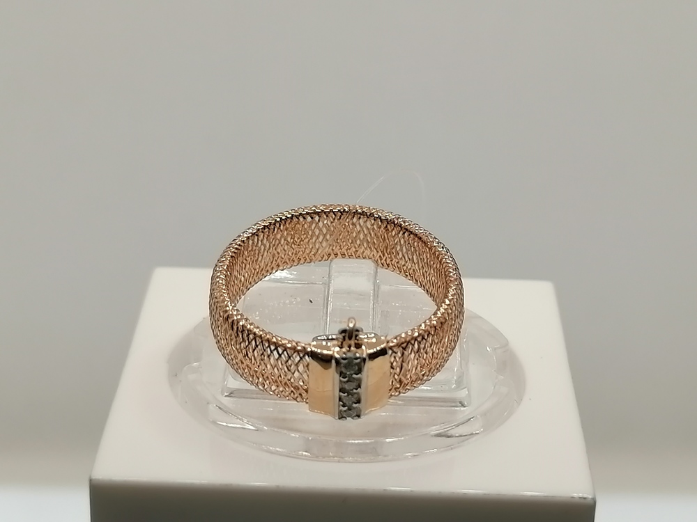 КОЛЬЦО С КАМНЯМИ (Au 585)