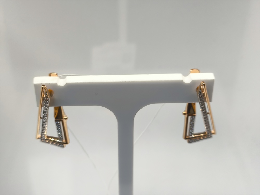 СЕРЬГИ С КАМНЯМИ (Au 585)