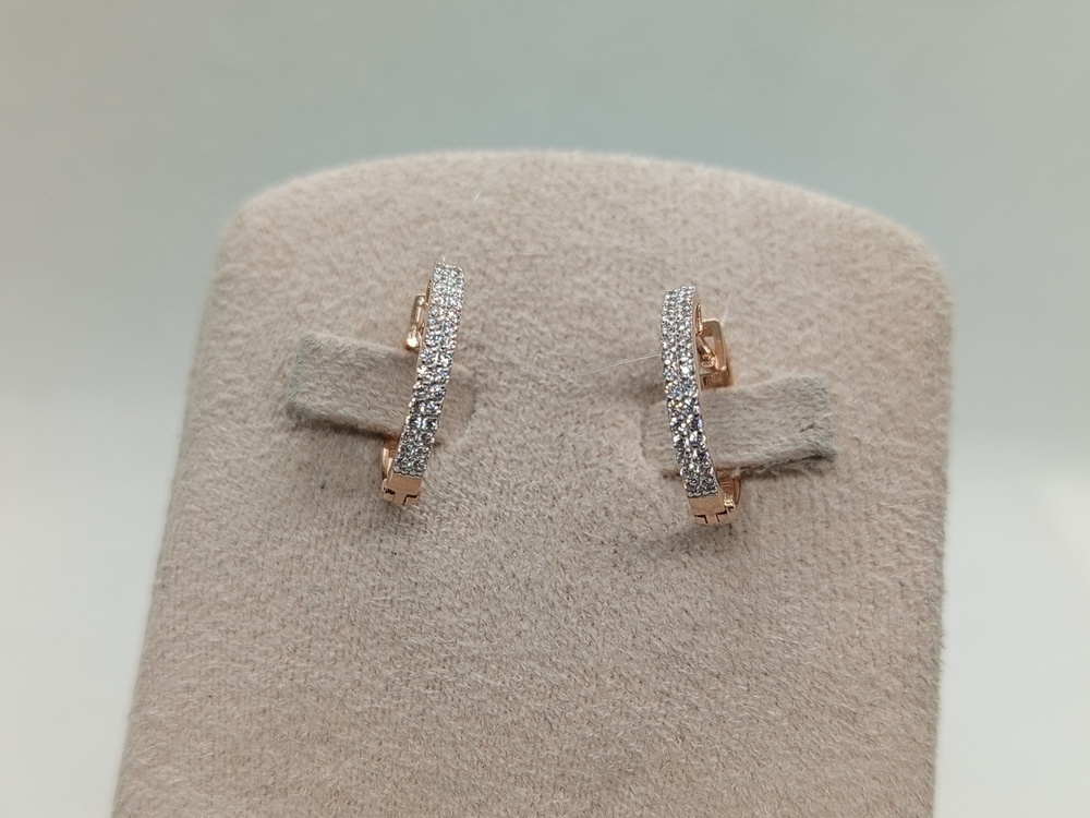 СЕРЬГИ С КАМНЯМИ (Au 585)