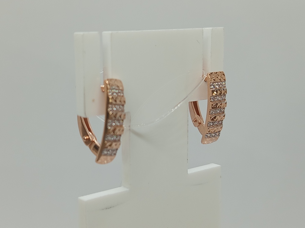 СЕРЬГИ С КАМНЯМИ (Au 585)