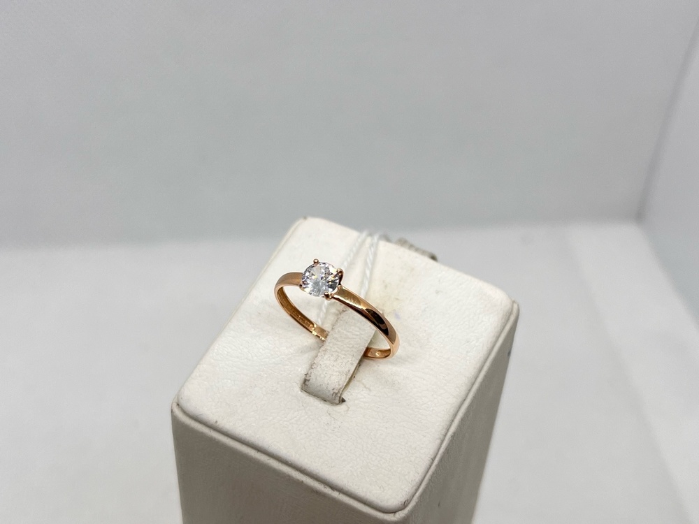 КОЛКМ585 КОЛЬЦО С КАМНЕМ (Au 585)