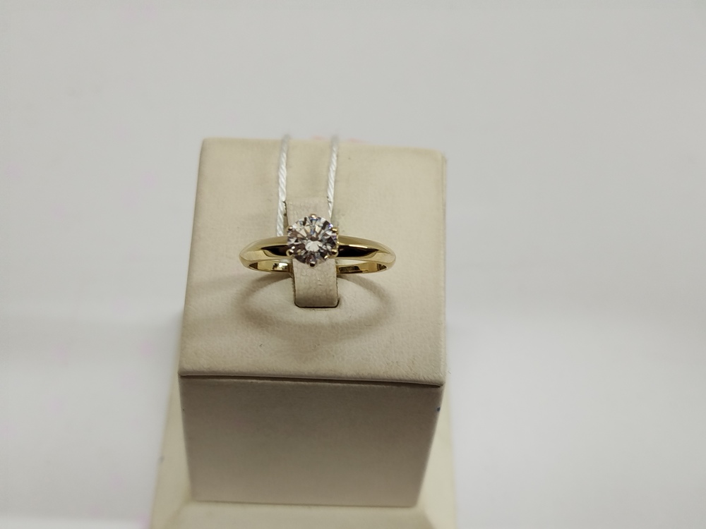 КОЛКМ585 КОЛЬЦО С КАМНЕМ (Au 585)