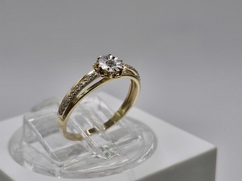 КОЛЬЦО БРИЛЛИАНТ Au 585