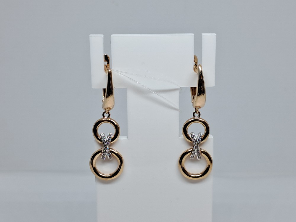 СЕРЬГИ С КАМНЯМИ (Au 585)