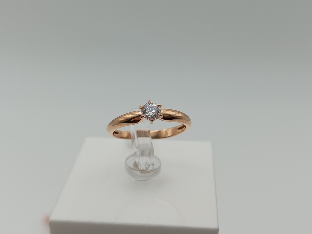 КОЛКМ585 КОЛЬЦО С КАМНЕМ (Au 585)