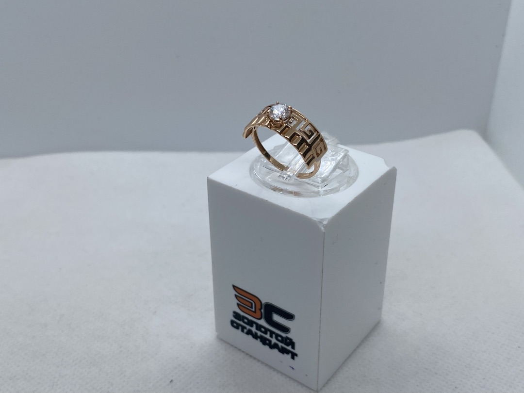 КОЛЬЦО С КАМНЕМ (Au 585)