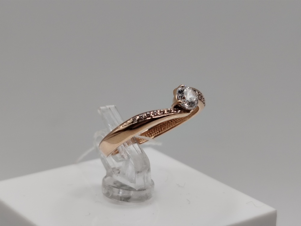 КОЛКМИ585 КОЛЬЦО С КАМНЯМИ (Au 585)