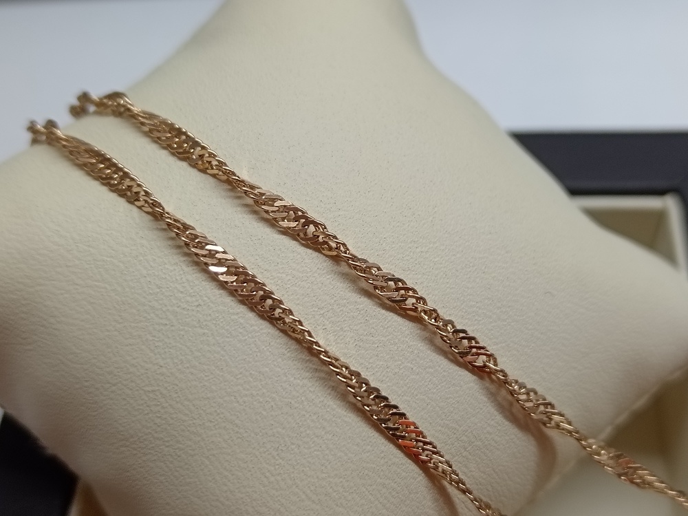 ЦЛСИ585 ЦЕПЬ ПОЛНОВЕСНАЯ Сингапур (Au 585)